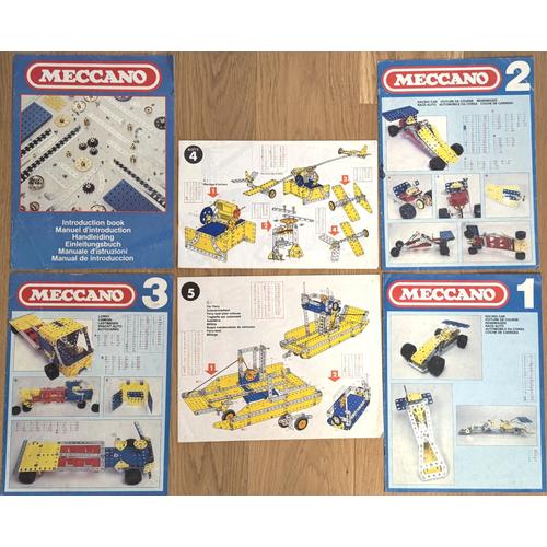 Catalogues Meccano 1 À 5 + Inventaire Des Pièces