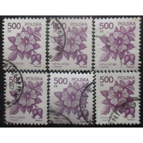 Pologne N°3057 X 6 Oblitéré