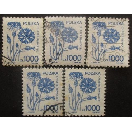Pologne N°3058 X 5 Oblitéré