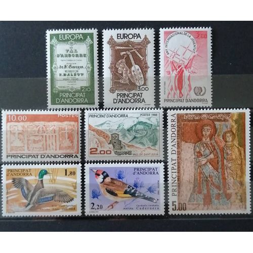 Andorre Année Complète 1985 N**