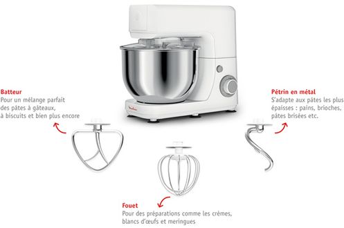 Robot pâtissier MOULINEX MASTERCHEF ESSENTIAL 800 W ROBOT PÂTISSIER...