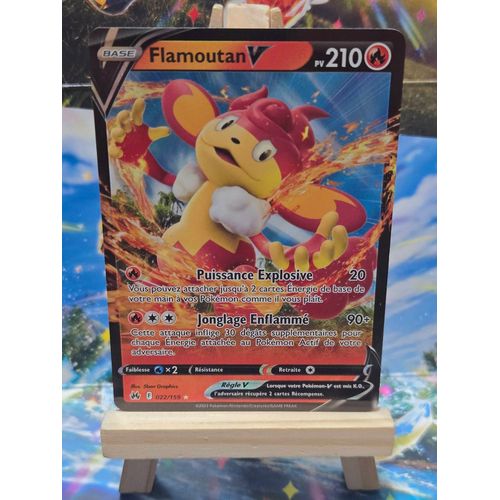 Carte Pokemon Flamoutan V 022/159