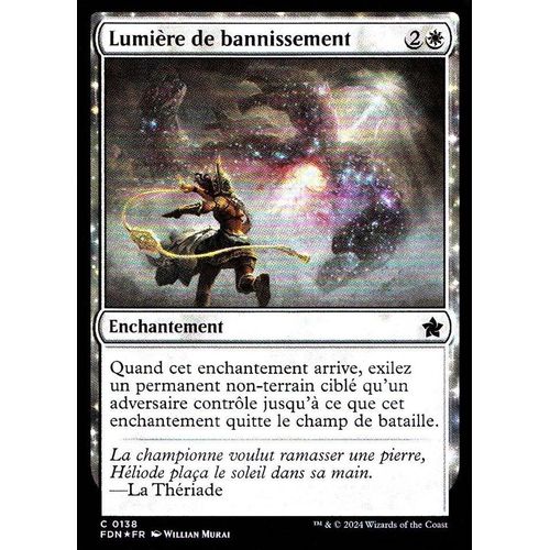 Lumière De Bannissement - Foil - Magic - Fondations Vf - C - 138