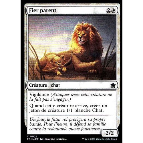 Fier Parent - Foil - Magic - Fondations Vf - C - 21