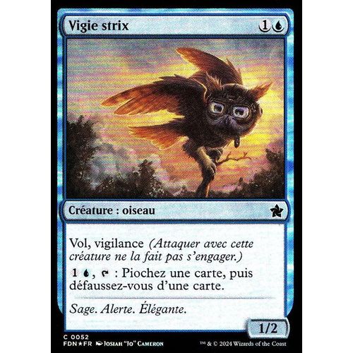 Vigie Strix - Foil - Magic - Fondations Vf - C - 52
