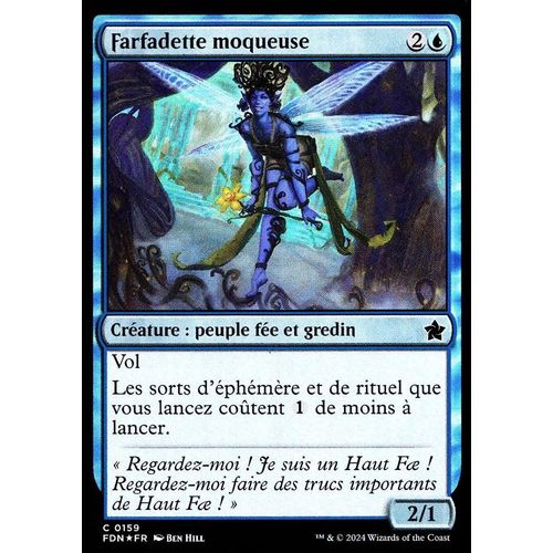 Farfadette Moqueuse - Foil - Magic - Fondations Vf - C - 159