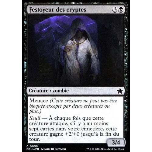 Festoyeur Des Cryptes - Foil - Magic - Fondations Vf - C - 59