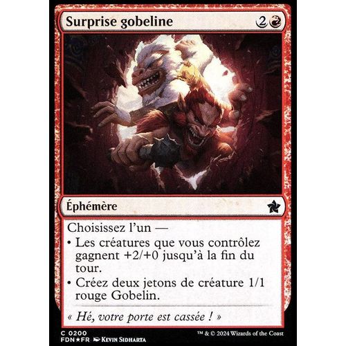Surprise Gobeline - Foil - Magic - Fondations Vf - C - 200