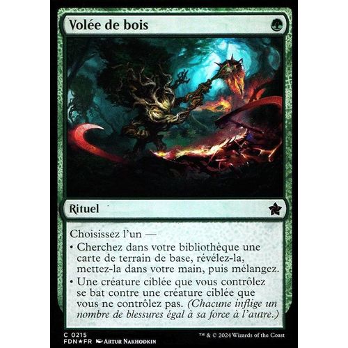 Volée De Bois - Foil - Magic - Fondations Vf - C - 215