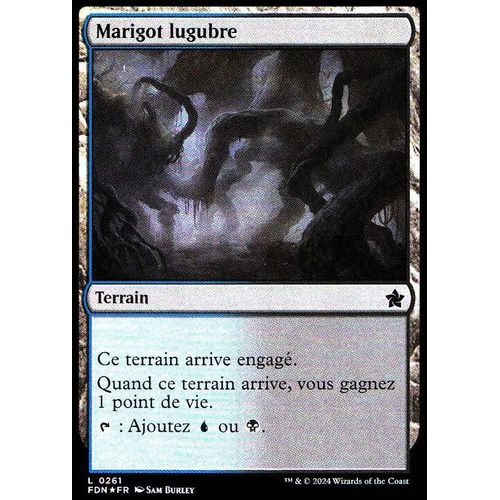 Marigot Lugubre - Foil - Magic - Fondations Vf - C - 261