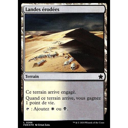 Landes Érodées - Foil - Magic - Fondations Vf - C - 266