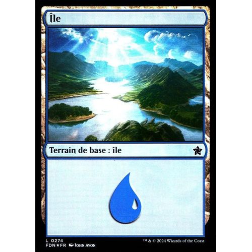Île - Foil - Magic - Fondations Vf - C - 274