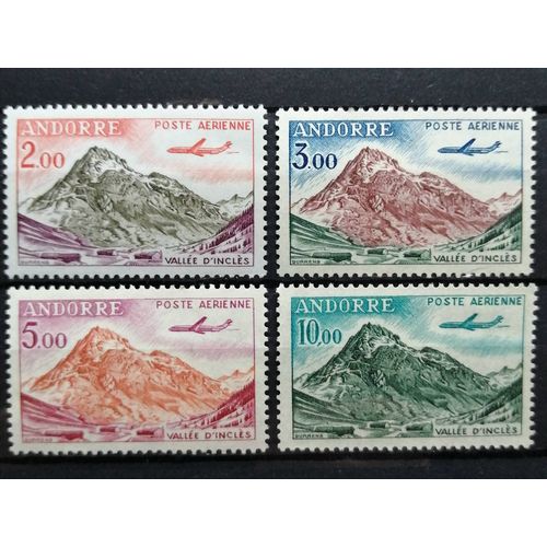 Andorre Poste Aérienne N°5 À 8 N**