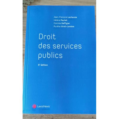 Droit Des Services Publics