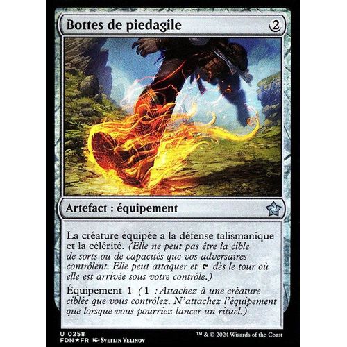 Bottes De Piedagile - Foil - Magic - Fondations Vf - U - 258