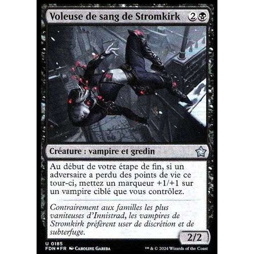 Voleuse De Sang De Stromkirk - Foil - Magic - Fondations Vf - U - 185