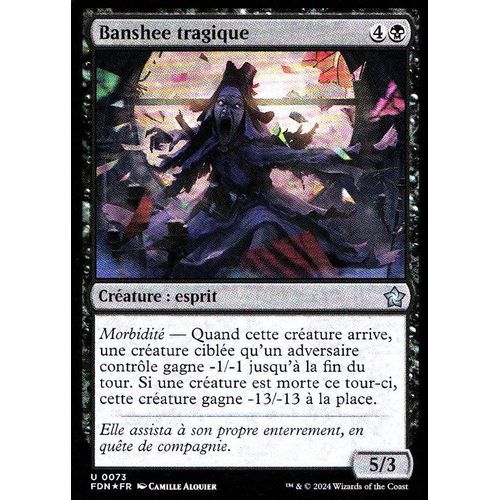 Banshee Tragique - Foil - Magic - Fondations Vf - U - 73