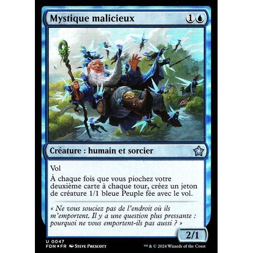 Mystique Malicieux - Foil - Magic - Fondations Vf - U - 47