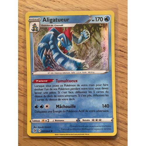 Carte Pokémon Aligatueur 057/264 Holo