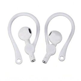 Paire de Crochets Anti-Perte pour AirPod Ecouteurs Sans Fil - pour Sport - Blanc