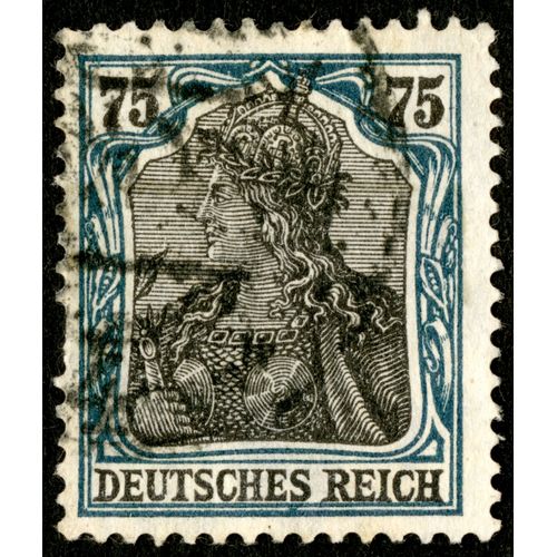 Timbre Oblitéré Deutsches Reich 75