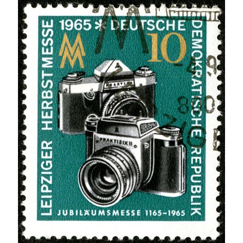 Timbre Oblitéré Deutsche Demokratische Republik, Leipziger Herbstmesse 1965, Jubiläumsmesse 1165 - 1965, 10