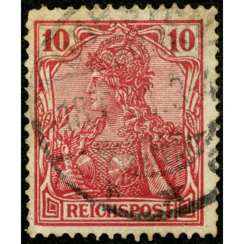 Timbre Oblitéré Reichspost 10