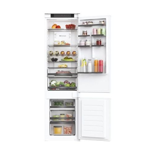 Réfrigérateur combiné 2 portes 2D 55 Series 6 - Haier HBW5519E - Classe E - No Frost - Encastrable - 281L (réfrigrateur 219L + congélateur 62L) - Blanc