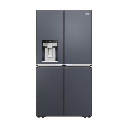 Réfrigérateur multi portes Cube 90 Series 7 - Haier HCR7918EIMB - Classe E - No Frost - Pose Libre - 601L (réfrigrateur 323L + congélateur 278L) - Noir brossé