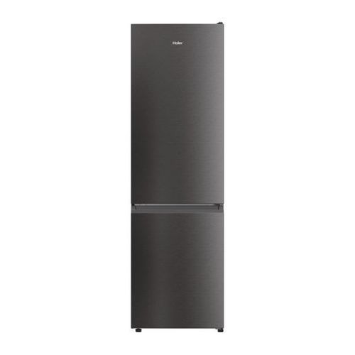 Réfrigérateur combiné 2 portes 2D 60 série 1 - Haier HDW1620DNPD - Classe D - No Frost - Pose Libre - 377L (réfrigrateur 258L + congélateur 119L) - Dark Inox