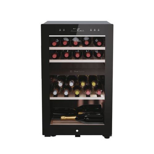 Cave à vin 50 Série 7 - Haier HWS42GDAU1 - 42 bouteilles - Classe G - Froid ventilé - Pose Libre - Noir