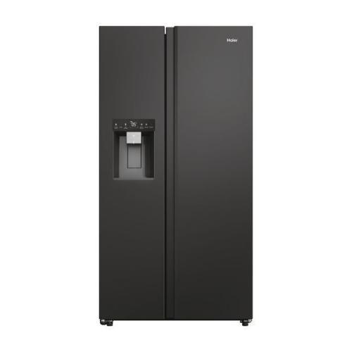 Réfrigérateur américain SBS 90 série 5 - Haier HSW79F18DIPT - Classe D - No Frost - Pose Libre - 601L (réfrigrateur 391L + congélateur 210L) - Slate black