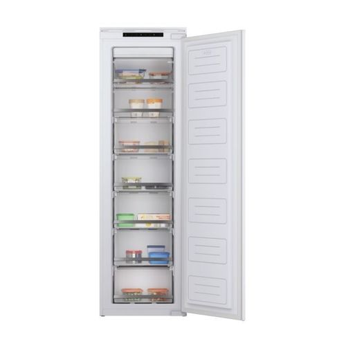 Congélateur vertical 1 porte Congélateur UP 55 Série 6 - Haier HAUN518EW - Classe E - Total no frost (sans givre) - Encastrable - 200L - Blanc