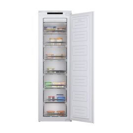 Congélateur vertical 1 porte Congélateur UP 55 Série 6 - Haier HAUN518EW - Classe E - Total no frost (sans givre) - Encastrable - 200L - Blanc