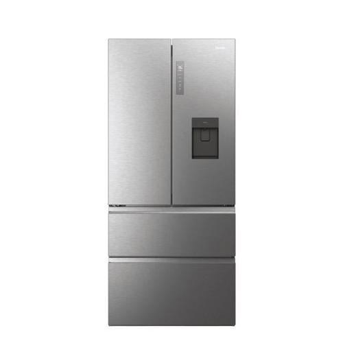 Réfrigérateur multi portes FD 83 Série 7 - Haier HFW537EP - Classe E - No Frost - Pose Libre - 537L (réfrigrateur 356L + congélateur 181L) - Platinum Inox