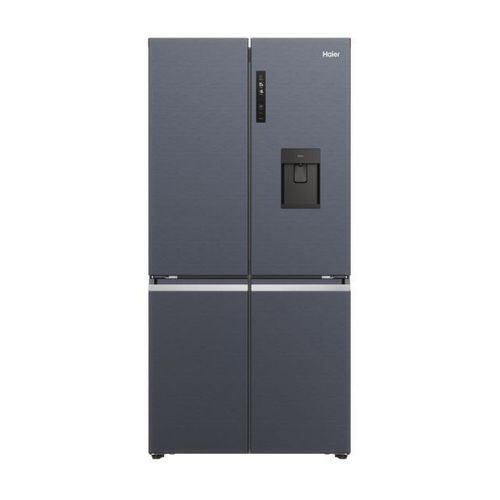 Réfrigérateur multi portes Cube 90 Série 5 - Haier HCR5919EHMB - Classe E - No Frost - Pose Libre - 528L (réfrigrateur 351L + congélateur 174L) - Noir brossé