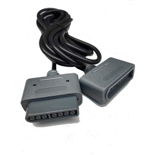 Cable Rallonge Longueur 3m Compatible Avec Manette De Jeu Sur Console Super Nintendo Famicom Snes Supernes