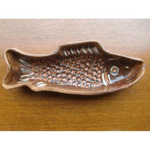 Moule À Gâteau Poisson Longueur 34 Cm - Poterie De Soufflenheim