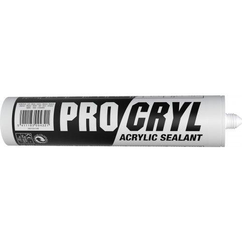 Mastic monocomposant acrylique Pro Cryl - blanc - par lot - 24 cartouches SOUDAL