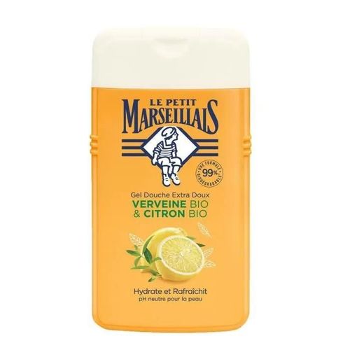 Le Petit Marseillais - Gel Douche&bain Extra Doux, Verveine Bio Citron Bio, 250ml Douche 