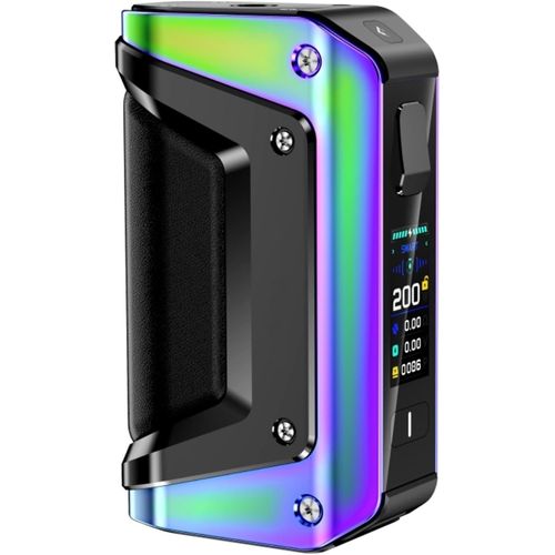 GEEK`VAPE Aegis Legend 3 Mod L200 Box Mod 200w Woking Modes- Power/Boosting/Memory/TCR/ECO/Smart With 0.96 Inch TFT Screen (Rainbow)