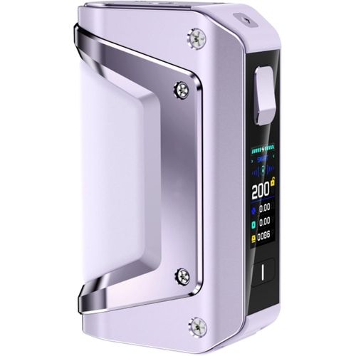 GEEK`VAPE Aegis Legend 3 Mod L200 Box Mod 200w Woking Modes- Power/Boosting/Memory/TCR/ECO/Smart With 0.96 Inch TFT Screen (Purple)
