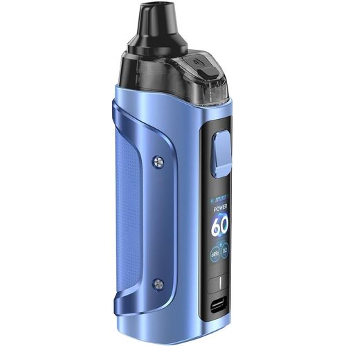 Pour geek vape Aegis Boost 3 Kit 60W mod 5ml Boost 2 cartouches adaptateur B - Coil cigarette électronique Smart/Power/Eco Vaporisateur - sans nicotine (Bleu saphir)