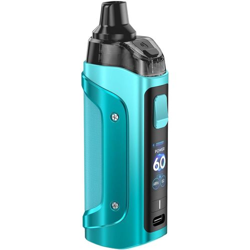 Pour geek vape Aegis Boost 3 Kit 60W mod 5ml Boost 2 cartouches adaptateur B - Coil cigarette électronique Smart/Power/Eco Vaporisateur - sans nicotine (Bleu sarcelle)