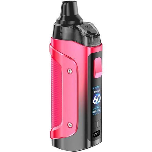 Pour geek vape Aegis Boost 3 Kit 60W mod 5ml Boost 2 cartouches adaptateur B - Coil cigarette électronique Smart/Power/Eco Vaporisateur - sans nicotine (Rouge minuit)