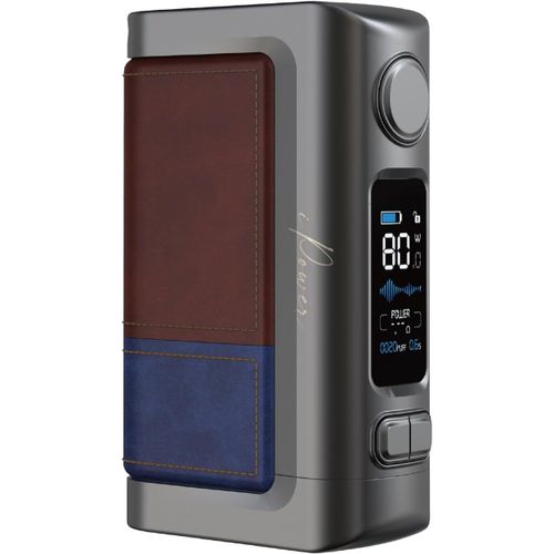Cigarette Électronique iStick Power 2 Box Mod 80W 5000mAh Battery Type-C Electronic Vape Mod sans nicotine (Dark Brown)