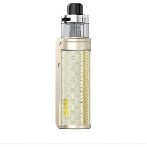 Kit VO-OPOO Drag X2 Vape 80W (Champagne Doré) Batterie 2500mAh Cartouche Pod PnP X DTL 5 ml Bobine PnP X 0,2/0,3ohm Vaporisateur Cigarette électronique - No Nicotine