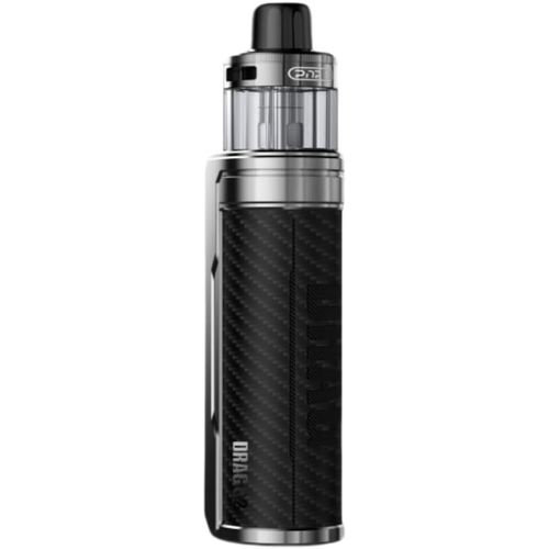 Kit VO-OPOO Drag S2 Vape 60W (Fibre de Carbone) Batterie 2500mAh 5 ml DTL Cartouche PnP X Pod Bobine PnP X 0,2/0,3ohm Vaporisateur Cigarette électronique - No Nicotine