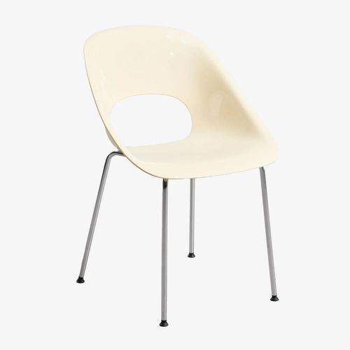Pack De 2 Chaises De Salle À Manger Louna Beige Crème