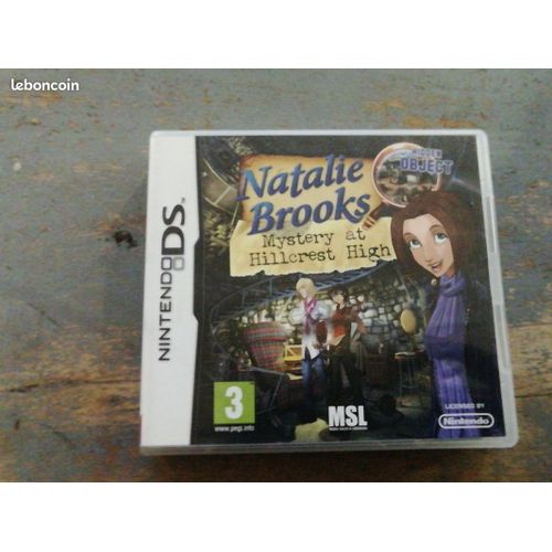 Jeu Natalie Brooks Nintendo Ds Complet Mystery At Hillcrest High Très Bel État